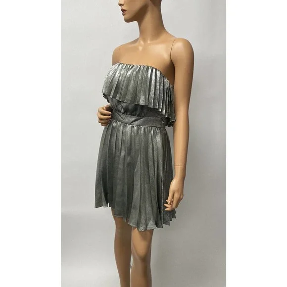 knee length dresses for ladies Ramy Brook Emberly Metallic Minidress